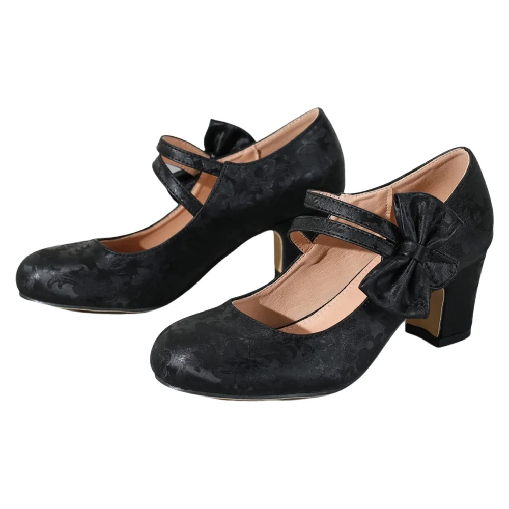 Women Formal Wear Shoes - Large size women's shoes bow Mary