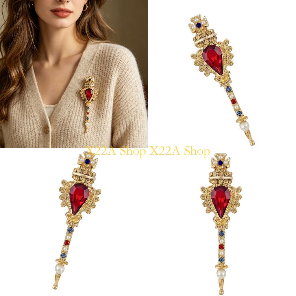 Unique Retro Magical Wand Broo - Formal Wear Jewelry For Women recension och pris
