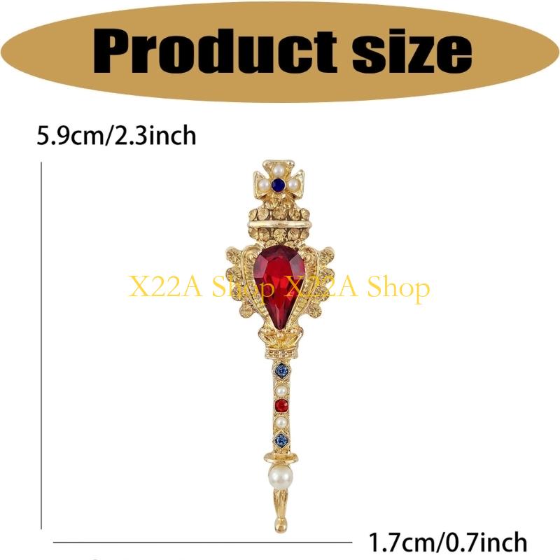Unique Retro Magical Wand Broo - Formal Wear Jewelry For Women recension och pris