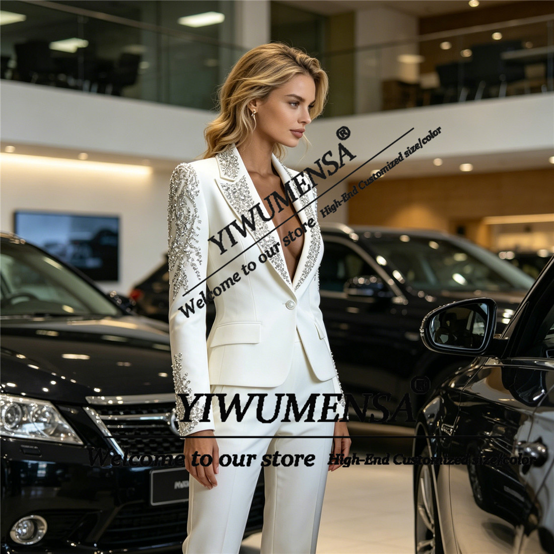 Luxury Women Suits 2 Pieces Se - Women Formal Wear Blazers recension och pris