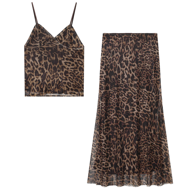 HXAO Leopard Print Tulle Skirt - Women Formal Wear For Summer recension och pris