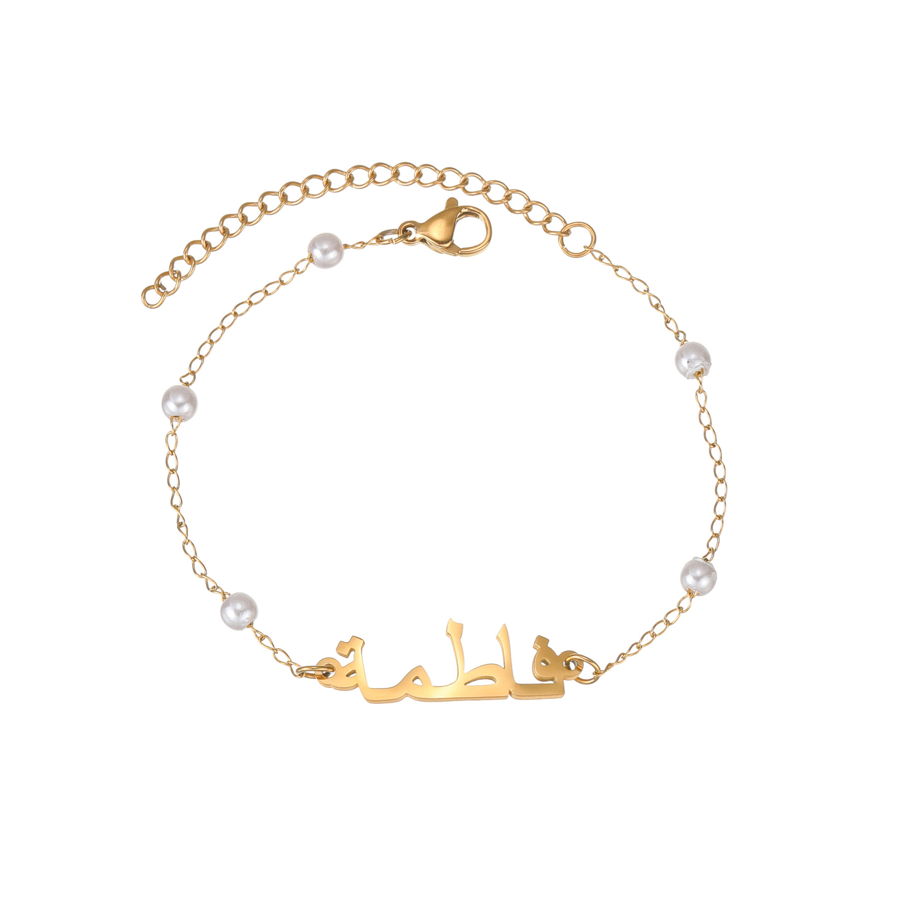 Goxijite Trendy Custom Arabic  - Pearl Necklace Set recension och pris