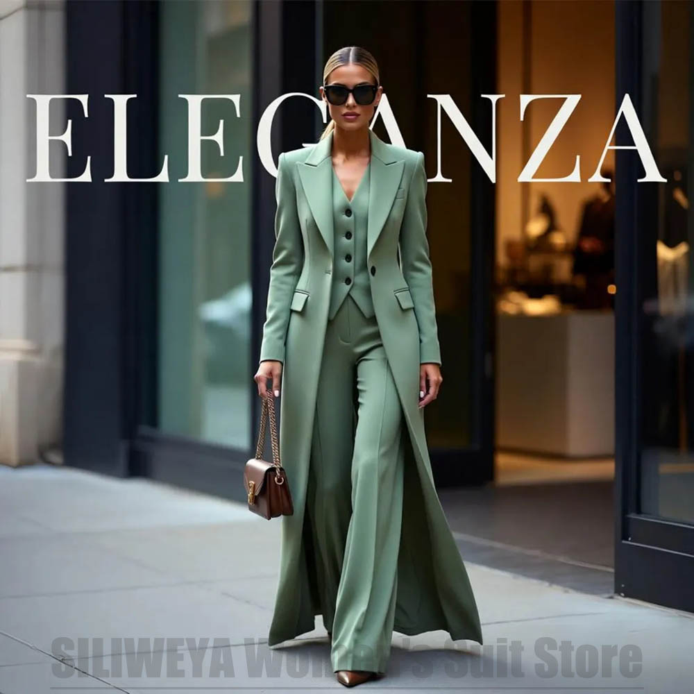 Chic Women's Suit Set Three Pi - Women Formal Wear Blazers recension och pris