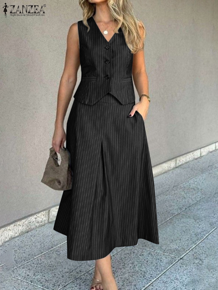 ZANZEA Office Women 2 Piece Se - Women Formal Wear For Summer recension och pris