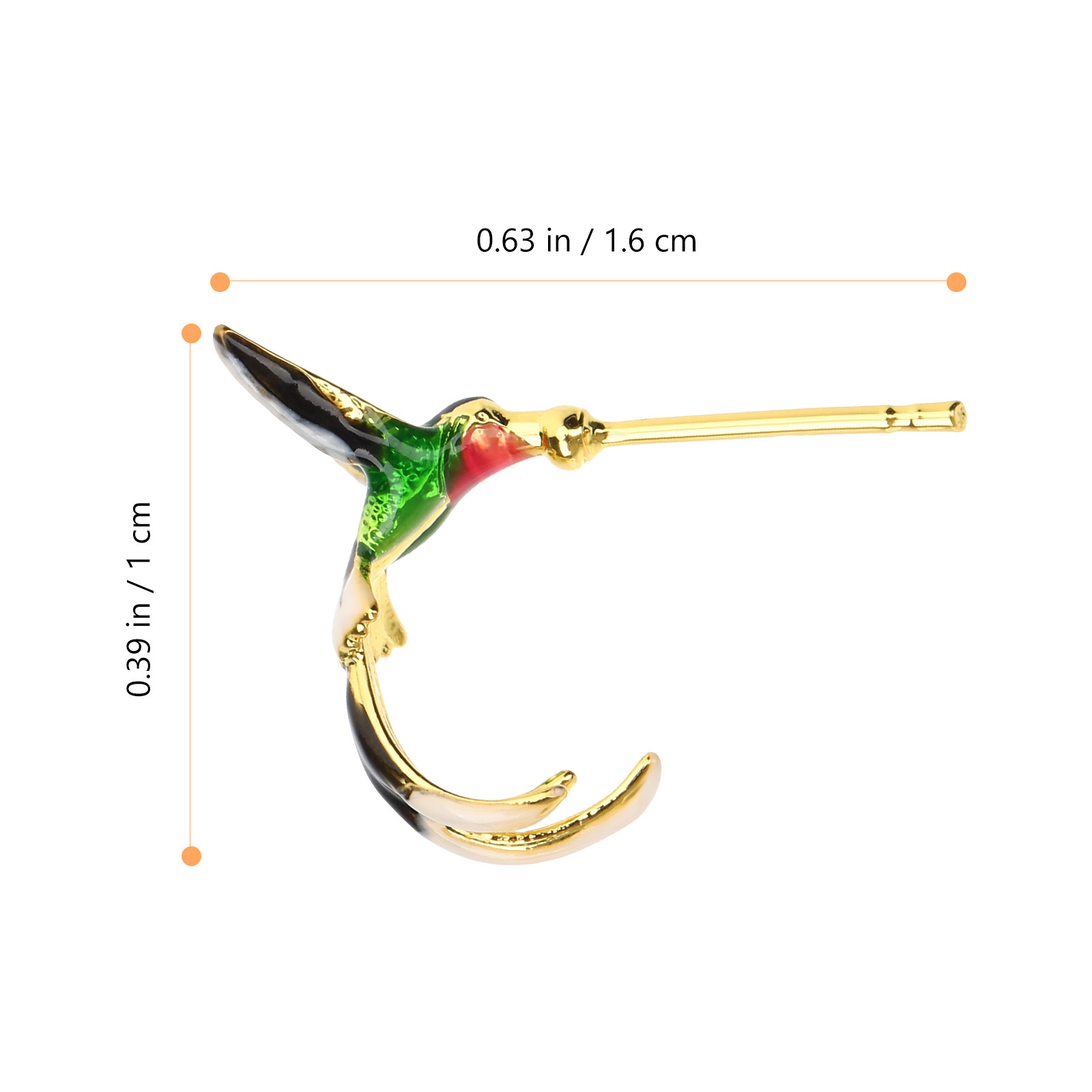 1Pair Hummingbird Stud Earring - Formal Wear Jewelry For Women recension och pris