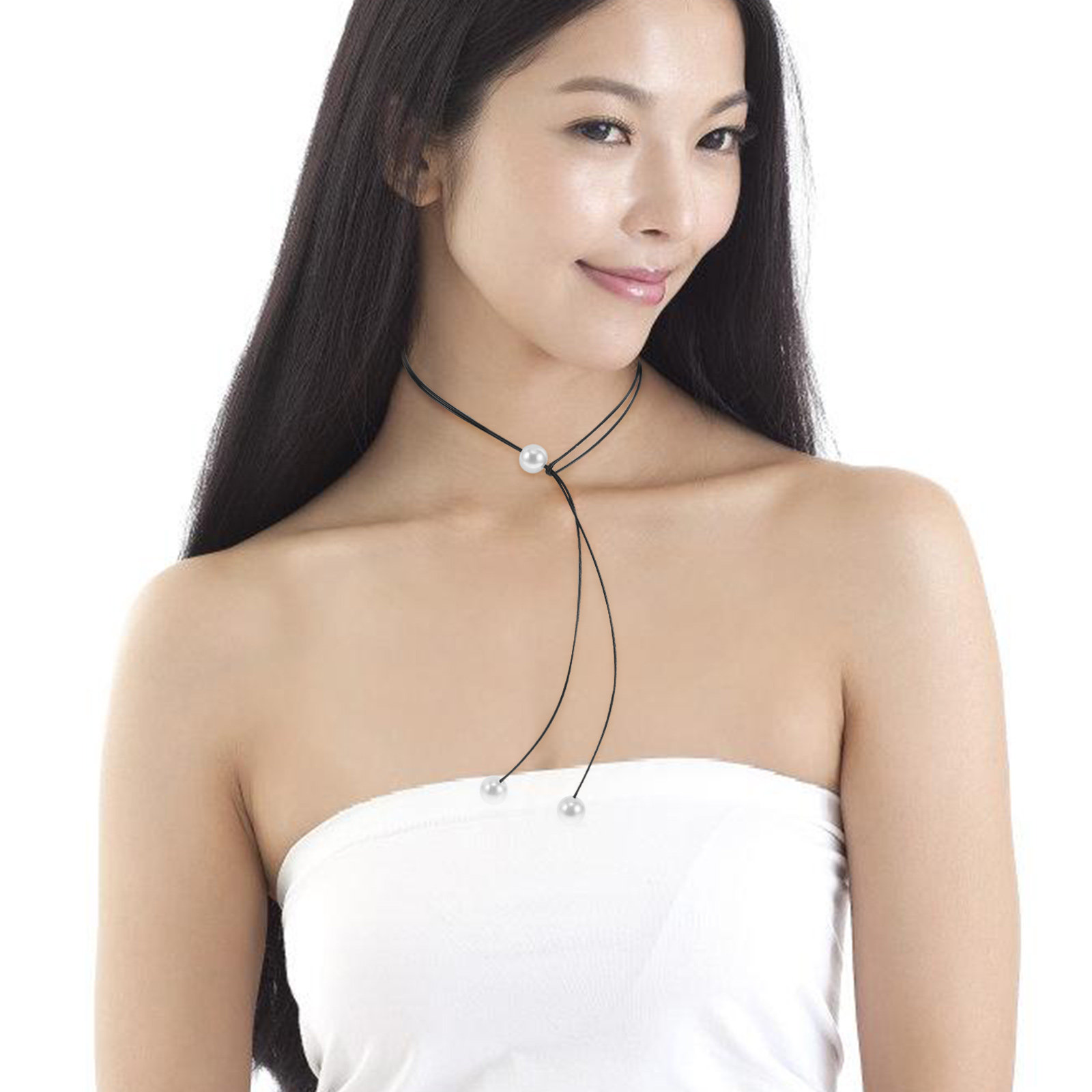 Double-Layer Stylish Cord Neck - Formal Wear Jewelry For Women recension och pris