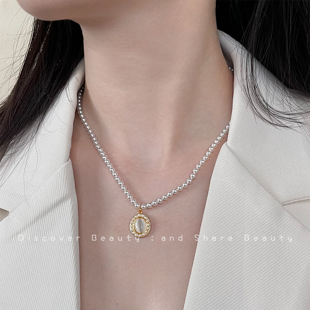 DIY accessories Vintage fan-sh - Pearl Necklace Set recension och pris