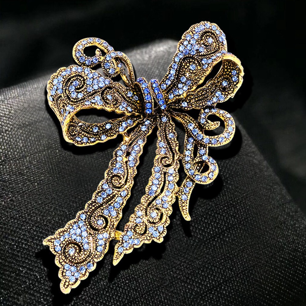 Vintage Bow-Shaped Brooch, Ele - Formal Wear Jewelry For Women recension och pris