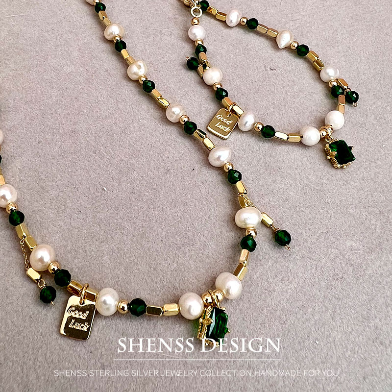Natural 5-6mm Freshwater Pearl - Pearl Necklace Set recension och pris