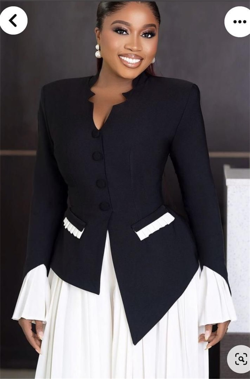 White Black Women Suits Set 2  - Women Formal Wear Black And White recension och pris