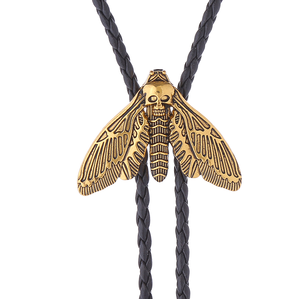 Fashion Animal Moth Bolo Tie - - Women Formal Wear Western recension och pris