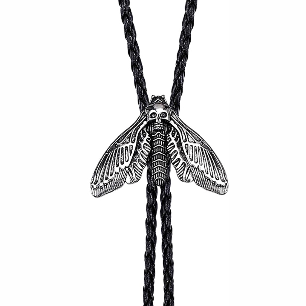 Fashion Animal Moth Bolo Tie - - Women Formal Wear Western recension och pris
