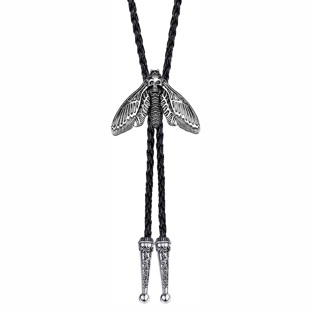 Fashion Animal Moth Bolo Tie - - Women Formal Wear Western recension och pris