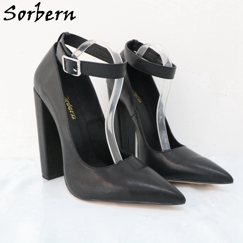 Sorbern Large Size Eu47 Women  - Pump Heel Block recension och pris