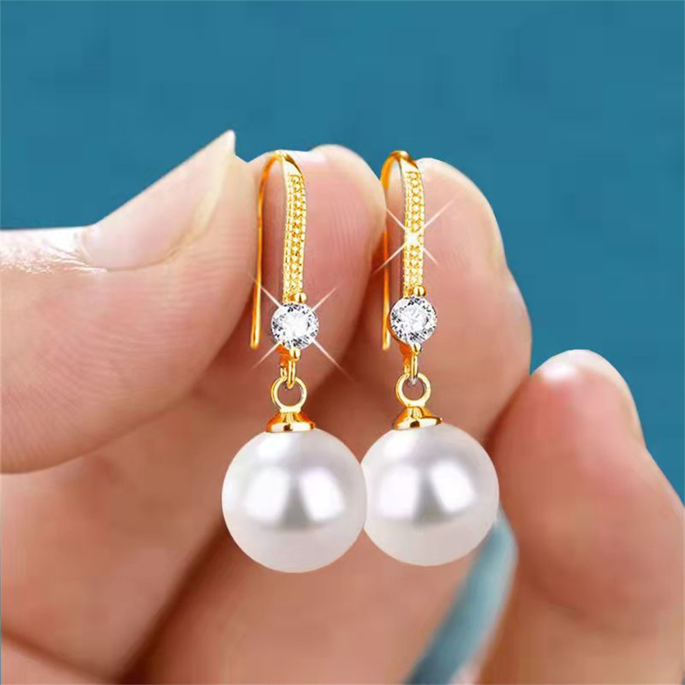 Imitation Pearl Earrings Light - Formal Wear Jewelry For Women recension och pris